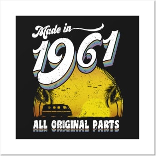 Made in 1961 All Original Parts Posters and Art